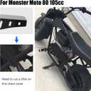 YOXUFA Mini Bike Chain Guard Clutch Cover Replacement for Predator 212 196cc 224cc Coleman CT200U Baja Warrior MB200 Doodlebug DB30 CT100U Motovox Mbx10 79cc Engine Parts