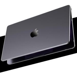 Compatible for MacBook Air 13.6 inch Case M4 M3 M2 2025 2024-2022 Release Model A3240 A3113 A2681, Sturdy Protective Hard Shell Case Cover for MacBook Air M2 13 inch - Space Gray Clear