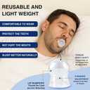 Anti Snoring Device, Sleep Snoring Solution for Men and Women, Reusable Snore Solution Stopper -F07