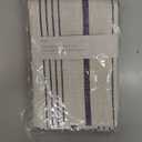 Kiuree Grey and Cream Farmhouse Throw Pillow Covers 18 x 18, Modern Accent Square Decorative Pillow Case, Set of 2 Stripes Textured Linen Throw Pillow Case for Sofa Couch Chair Bedroom(Grey)