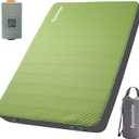 Byomostor Self Inflating Sleeping Pad, Foam & Air Camping Mattress 4" Thick | Quick Inflation & Deflation, Adjustable Firmness, 9.5 R-Value Insulated Sleeping Mat for All Season, For Truck,Rooftop Tent
