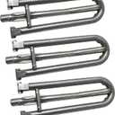 Direct Store Parts DA109 (3-Pack) 19 1/8" x 6" Stainless Steel BBQ Replacement Parts for Brinkmann/Charmglow 810-8905-S and DCS Gas Grills, 3 Pack Burner Tube Grill Pipe Accessories