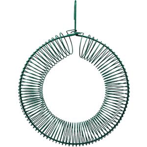 Peanut Bird Feeder, Hanging Feeder Round Metal Whole Wild Bird Feeder with Hanging Hook for Outdoor Birds and Squirrels Feeding Rust & Proof