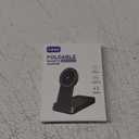 3 in 1 Magnetic Wireless for iPhone Charging Station: Foldable Portable Charger for iPhone 17-12 Pro Max & Apple Watch & AirPods, for Apple Multiple Devices Charger for Home,Office&Travel (Black)