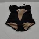 SHAPSHE Women's Tummy Control Swimsuit One Piece Slimming Bathing Suit Cutout Tie Knot Front Bikini Push Up Swimwear, XXL