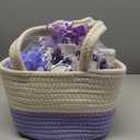 Spa Gift Baskets for Women - Body & Earth 11pcs Lavender Gift Sets with Bubble Bath, Shower Gel, Body Lotion, Birthday Gifts for Women, Spa Kit for Mom Gifts, Purple Gifts
