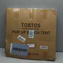 TOBTOS UPF 50+ Pop Up Beach Tent, Easy Set Up Beach Umbrella, Sun Shelter for 2-3 People UV Protection Portable Sunshade, Baby Canopy Cabana, Lightweight with Carry Bag, 63"L x 49.6"W x 50"H