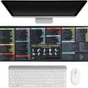 Excel/Word/Power Point/Windows Mouse Pad Set,Non-Slip&Waterproof,Extended Large XL Cheat Sheet Gaming Mousepads for Desk,Stitched Edge Rubber Sole for Home Office(31.5"X 11.8")