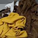 Pilot Aviator Costume Kids Coat Pants Hat Scarf Girl Boy Party Cosplay (6-8 Years, Brown)