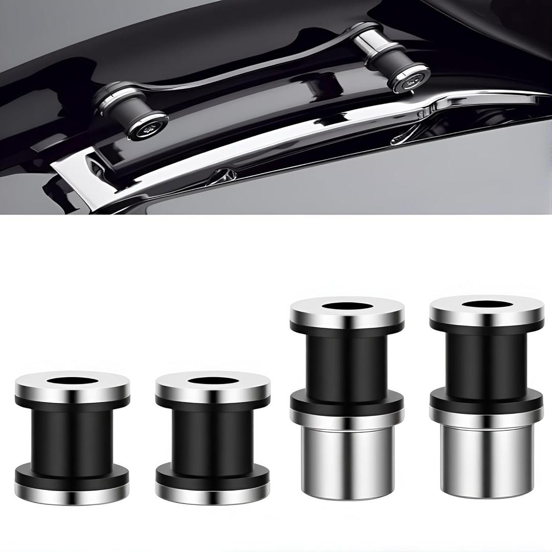 H-D Quick Release Sissy Bar Rack 4 Point Docking Hardware Fit for Harley Davidson Touring Street Glide Electra Glide Road King Road Glide 2009-2025