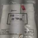 Sotiff Cotton Dress Garment Bags for Long Gowns Long Dress Travel Breathable Foldable Storage Bag Dust Proof(White,70 x 23.6 Inch)