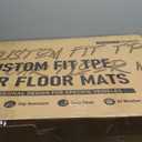 3D Floor Mats for 2009-2017 Volkswagen Tiguan Heavy Duty, Custom Fit, All Weather Liner Front & 2nd Row Full Set Rubber, Black