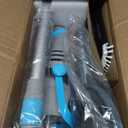 Cordless Handheld Pool Vacuum, Pool Vacuum for Above Ground Pool with Telescopic Pole and Leaf-Scooping Net, Rechargeable Pool Cleaner 18.5 Gal/Min Suction, 80 Min Runtime, Dual-Filter Cleaning System