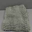 H.VERSAILTEX Bath Mats for Bathroom Non Slip Thick Chenille Striped Bath Rug Absorbent Fluffy Soft Shaggy Rugs Washable Dry Fast Plush Mats for Indoor, Bath Room, Tub - 17" x 24", Sage