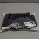 QINSEN Womens Square Neck Tennis Dress Short Sleeve Built in Shorts Golf Athletic Dress with Pockets (X-Large, Black)