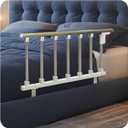 Bed Rails for Elderly Adults Safety, Folding Assist Seniors Handle Bedside Railings, Side Cane Hospital Guard Rails, Medical Half Bed Hand Rail, Handicap Bars for King Queen Size Bed Fall Prevention