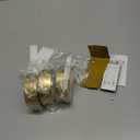 3Pcs Battery Operated Picture Light, Magnetic Led Painting Light with Remote Dimmable and Timer, 3 Lighting Modes Art Display Light for Picture Frame Paintings, Wireless Wall Decor Puck Lights, Gold