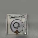 dyuanetec Smart Ring for Men, Women – Health & Fitness Tracker with Sleep Monitor, Heart Rate, SpO2, Lightweight Titanium, IP68 Waterproof, Portable Charging Case – No Subscription Fee (Silver, 9#)