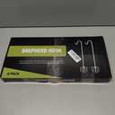 Ottsuls Bird Feeder Pole, 45 INCH Heavy Duty Shepherds Hooks for Outdoor with 5 Prong Base, Adjustable Stand Hanger for Garden Plant, Hummingbird Feeder, Lantern, Hanging Wedding Decor (2 Pack)