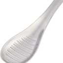 Silver Stainless Steel Kitchen Practical Spoon Shape Fruit Mixer Ginger Grater Wasabi Garlic Cheese Grater Peeling, Grating and Slicing Tools Kitchen Utensils And Gadgets