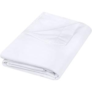 Utopia Bedding Flat Sheet - Soft Brushed Microfiber Fabric - Shrinkage & Fade Resistant Top Sheet - Easy Care - 1 Flat Sheet Only (King, White)