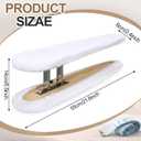 Dual Sided Sleeve Ironing Board for Sleeve Pressing,White
21.6'' Mini Tabletop Board, Cotton Cover, Thick Pad, Metal Frame, Garment Care Surface for Sewing Laundry Pants Cuffs Collars