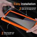 3 x Milomdoi 9 in 1 Screen Protector for Samsung Galaxy Z Fold 7, 3 Inside Flexible Film + 3 Front Tempered Glass + 3 Camera Lens Protector Accessories with Installation Frame (Black)