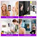 2 x Silicone Suction Cup Phone Case Mount, Hands-Free Strong Grip Holder for Selfies and Videos, Silicon Adhesive Phone Stand Sticky with Higher Suction Power for Cell Phone White