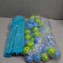 Kids Fort Building Kit 120 Pieces Construction STEM Toys for 3 4 5 6 7 8 9 10 11 12 Years Old Boys and Girls Ultimate Forts Builder Gift Build DIY Educational Learning Toy for Indoor & Outdoor (Blue+green)