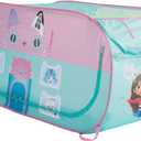 Gabbys Dollhouse 2-in-1 Kids Pop-Up Play Tent and Twin Bed Tent, Indoor Playhouse for Pretend & Imaginative Play