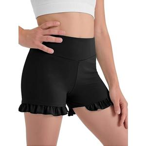 Zaclotre Girls Athletic Shorts Kids High Waisted Gymnastic Dance Biker Shorts Casual Comfy Yoga Shorts, 7-8 years