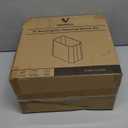 Small Bathroom Trash Can 2.4 Gallon Wastebasket, Slim Metal Garbage Can Matte Black Stainless Steel Trash Bin for Bedroom,Office,Kitchen,Toilet, rv, Near Desk, Under Sink