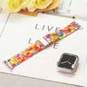 Vamyzji Compatible with Apple Watch Band 41mm 40mm 38mm 42mm 44mm 45mm 46mm 49mm, Light Fashion Resin Tortoise iwatch Band Women for Apple Watch Series 10 Series 9 8 7 6 iWatch SE 5 4 3 2 1, Ultra 2 1