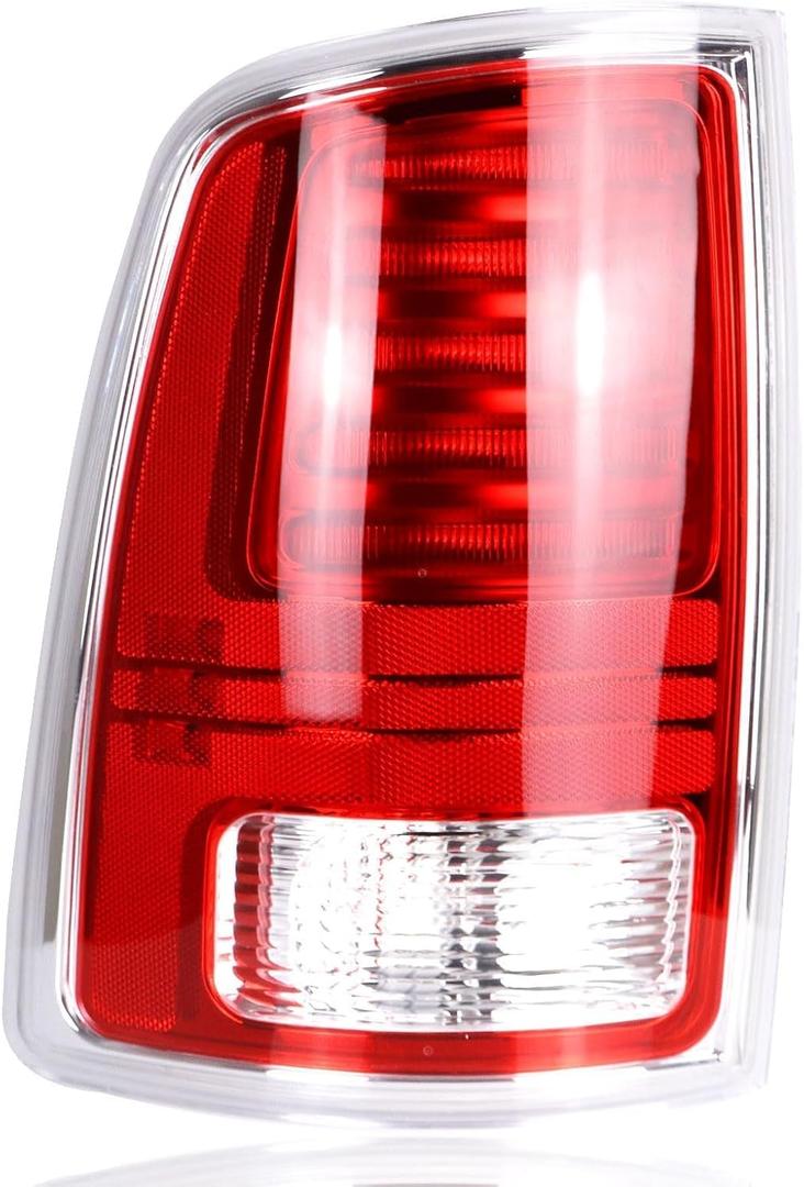 Lochnchn LED Tail Light Assembly Compatible with 2013-2018 Dodge Ram 1500,2014-2018 Ram 2500 3500 Left Driver Side Taillights Rear Outer Tail Lamp Replace CH2800202 68093079AB