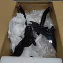 Motorcycle Rear Sissy Bar Detachable Passenger Backrest with Cushion Pad Fit for Harley Touring Road King Street Glide Electra Glide Road Glide FLHR FLHX FLHT FLTR 2009-2025 (Black 22")