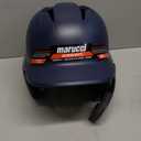Marucci DuraVent Batting Helmet, NOCSAE Certified, Navy Blue, Senior
