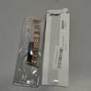 MioHHR Slim Metal Bands Compatible with Apple Watch 49mm 46mm 45mm 44mm 42mm (Series 3/2/1), Stainless Steel Strap Bands for Women iWatch Series 11 10 9 8 7 6 5 4 3 2 1 SE3/2/1 Ultra 3/2/1, Rose Gold