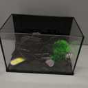 Glass Fish Tank Kit,2.8 Gallon Fish Tank,Small Aquarium, Ultra-Clear Nano Aquarium,Betta Fish Tank,Small Fish Tank,Aquarium Starter kit,Desktop Fish Tank,with Light and Filter