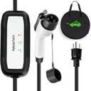 Portable EV Charger Level 1, 15Amp 110V, Electric Vehicle Charger with 21Ft Extension Cord,NEMA 5-15P for Plug-in Home EV Charging Station,Compatible with SAE J1772 EVs(Tesla Need Adapter)