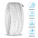 14/3 Marine Wire 14 Gauge Marine Grade Wire 14 AWG Triplex Tinned Copper Boat Cable,14 Gauge OFC Oxygen Free Copper Cable for Automotive RV Boat Speaker Solar Outdoor - 20ft