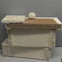 AGYM Cat Scratching Post for Large Cats, Cat Scratcher for Indoor Cats Adults, Sturdy Sisal Scratch Post to Protect Furniture, 32 Inch, Beige