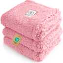 Luciphia 1 Pack 3 Calming Dog Blanket Fluffy Premium Fleece Pet Blankets Soft Sherpa Throw for Dogs Puppy Cat Pink Small (23" x16")