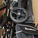 Economy Knee Scooter Steerable Knee Walker for Foot Injuries Compact Crutch Alternative with Dual Braking System (Black)