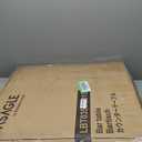 VASAGLE Bar Table, Kitchen Dining Table, High Top Pub Table, Bar Height Cocktail Table for Living Room Party, Sturdy Metal, 23.6 x 23.6 x 41.7 Inches for Narrow Spaces, Ebony Black and Ink Black