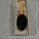 Belula 100% Boar Bristle Hair Brush Set (Medium). Soft Natural Bristles for Thin and Fine Hair. Restore Shine And Texture. Wooden Comb, Travel Bag and Spa Headband Included!