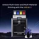 QIDI Q2C 3D Printer, Enclosed FDM with New Generation Leveling Sensor for Full Auto Leveling, 600mm/s High Speed, 270x270x256mm Build Volume, 370 Bimetal Hotend Unlock PPS-CF, from Beginner to Expert