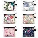 5 x YYHDTYFY 6 Pcs Small Coin Purse Change Purse Pouch Vintage Wallet Bag for Women Credit Card Key Lipstick Holder