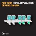 QPD Upgraded Water Inlet Valve Assembly for Samsung Washers (DC97-15459G) - Fixes Leaks, Filling Issues & Error Codes - Easy DIY Installation