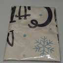 IVN Christmas Garden Flag Smiling Snowman Face 28x40 Inch Beige Background with Red Scarf and Snowflakes Outdoor Porch Winter Holiday Decor