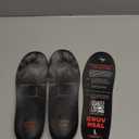 Work Pro Comfort Insoles - Shock Absorption - Low Arch - Cushioning Anti Fatigue Shoe Insert Men Women - Non-Slip - Soft Comfortable Work Boot Insoles - Foot Pain Relief (L, Black)